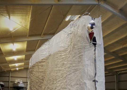 Eingehüllt in Folie