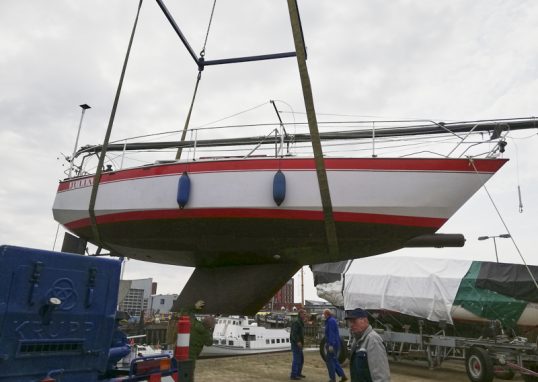 Julia am Haken in Cuxhaven