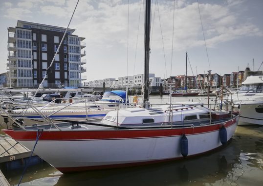 So sah Julia bei der Übergabe aus.