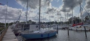 jetzt liegt Julia wieder an ihrem Liegeplatz