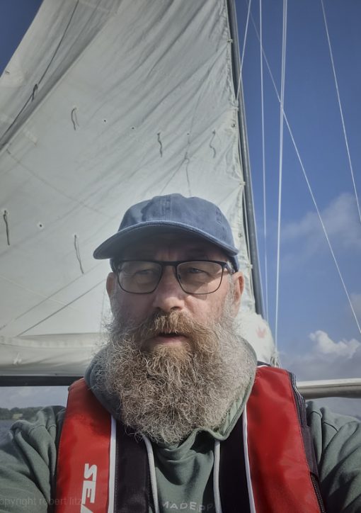 Robert endlich unter Segel