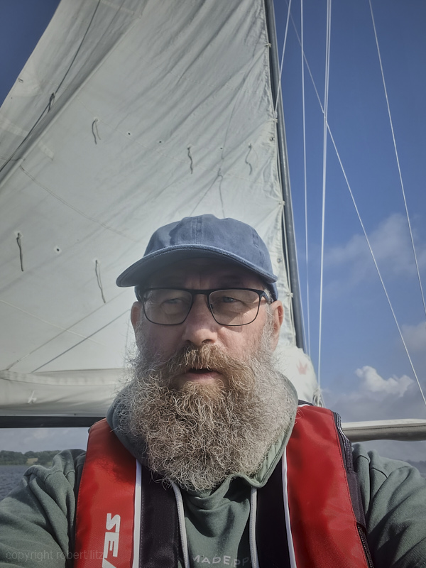Robert endlich unter Segel