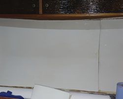 Wandverkleidung, noch nicht ganz fertig. Wandverkleidung, noch nicht ganz fertig.